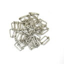 一本線送り(移動カン) 2×20mm シルバー(ニッケル) 30個セット 【 日本製 】 | 金具 レザークラフト 手芸 副資材 ハンドクラフト パーツ 手作り...