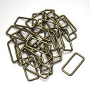 角カン(小カン) 39×16×3mm アンティークゴールド 30個セット 【 日本製 】 | 金具 レザークラフト 手芸 副資材 ハンドクラフト パーツ 手作り...