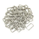角カン(小カン) 30×13×3mm シルバー(ニッケル) 50個セット 【 日本製 】 | 金具 レザークラフト 手芸 副資材 ハンドクラフト パーツ 手作り...