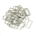 角カン(小カン) 39×16×3mm シルバー(ニッケル) 30個セット 【 日本製 】 | 金具 レザークラフト 手芸 副資材 ハンドクラフト パーツ 手作り...