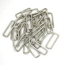 角カン(小カン) 40×10×3mm シルバー(ニッケル) 30個セット 【 日本製 】 | 金具 レザークラフト 手芸 副資材 ハンドクラフト パーツ 手作り...