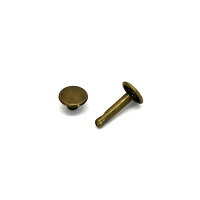 両面カシメ大超々足長頭9mm足16.5mmアンティークゴールドシルバー(ニッケル)100組セット【クロネコDM便OK】