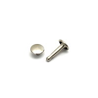 両面カシメ大超々足長頭9mm足16.5mmアンティークゴールドシルバー(ニッケル)100組セット【クロネコDM便OK】