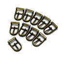 美錠(バックル) 12mm アンティークゴールド 10個セット 【 日本製 】 | 金具 レザークラフト 手芸 副資材 ハンドクラフト パーツ 手作り ハンドメ...
