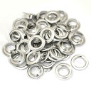 ハトメ (アイレット) #30 (内径15mm 外径28mm) 座金付き アルミ(シルバー) 25組セット 【 日本製 】 | 金具 レザークラフト 手芸 副資...