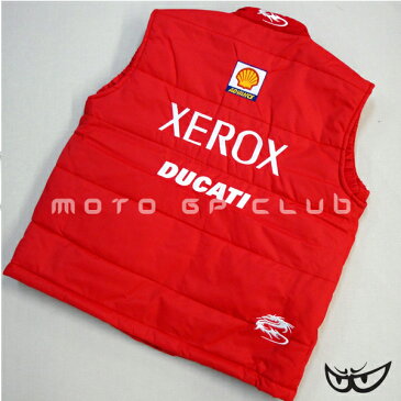 XEROX DUCATI　刺繍スポンサーロゴ入り オフィシャルチームベストV−9982−BOS