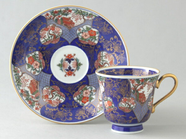 有田焼　遊苑　コーヒー碗皿