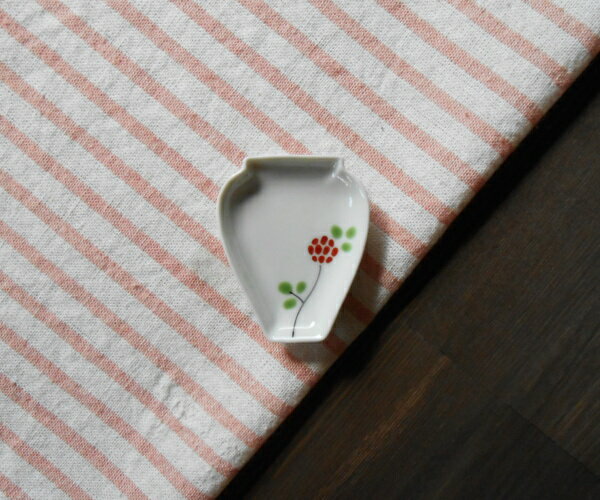 Imari Ware - 伊万里焼　紫つめ草　壷形手塩皿