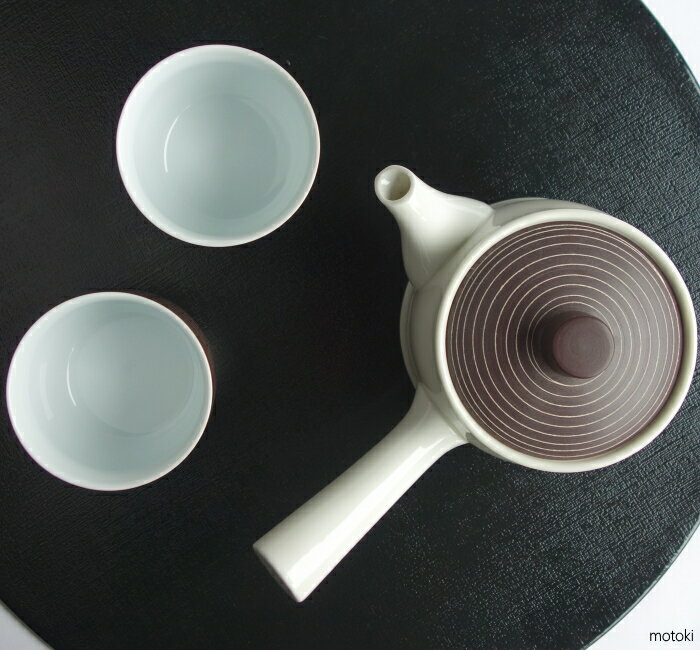 Rakuten - 有田焼　錆千段　茶器セット（急須1・湯呑2）