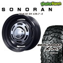 SONORAN マットブラック 16×6J/5H -5 ヨコハマ ジオランダー X-MT G005 7.00R16 4本セット