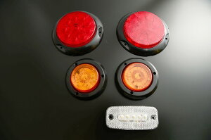 ジムニーに汎用LEDテールランプセット［L］ブラックリング
