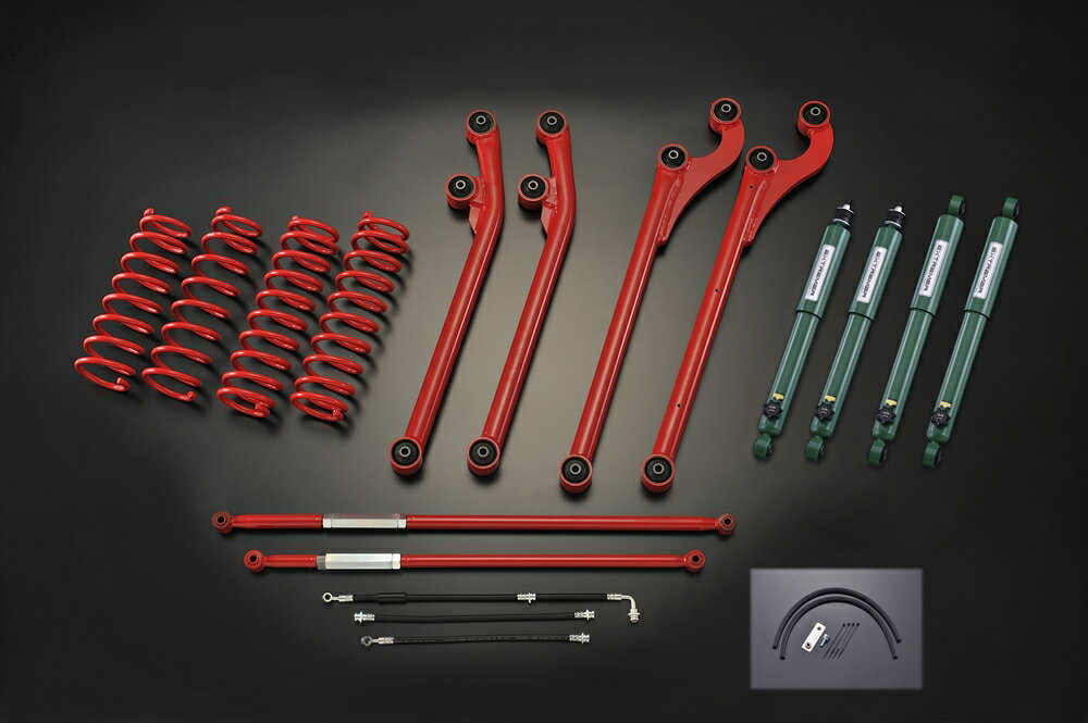 Rakuten - 【JB23 JB33 JB43 リフトアップ サスペンションキット】ジムニー JB23 JB33 JB43 3インチ アップ【ST PRO EX セット】モーターファーム FSTPROJBEX