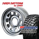 FARM デイトナ クローム 16×5.5J/5H+20 BFグッドリッチMud-Terrain T/A KM3 225/75R16 4本SET