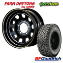 FARM デイトナ ブラック/イエローライン 16×6J/5H-18 BFグッドリッチAll-Terrain T/A KO2 225/75R16 4本SET