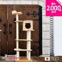 【最大2,000円OFFクーポン配布中】キャットタワー 国産 【Ace coffret】エース コフレ 据え置きタイプ 遊び場 ストレス発散 爪とぎ 猫 ネコ ...