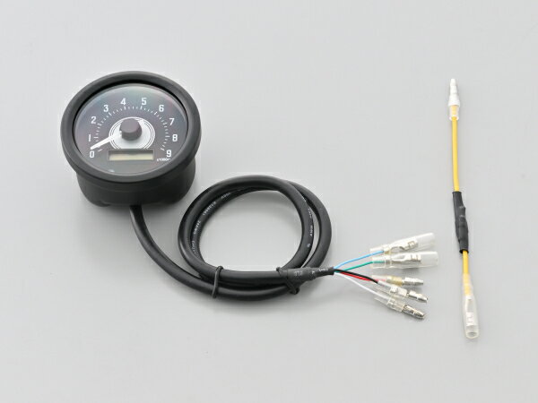 デイトナ VELONA電気式タコメーター 60φ/8000rpm/ブラックボディ (44203)