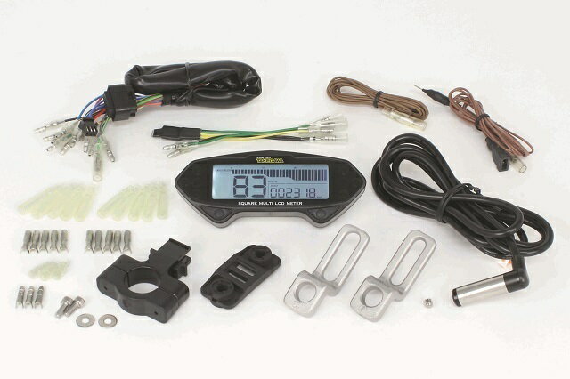 【送料無料】 武川 スクエアマルチLCDメーター /05-05-0037