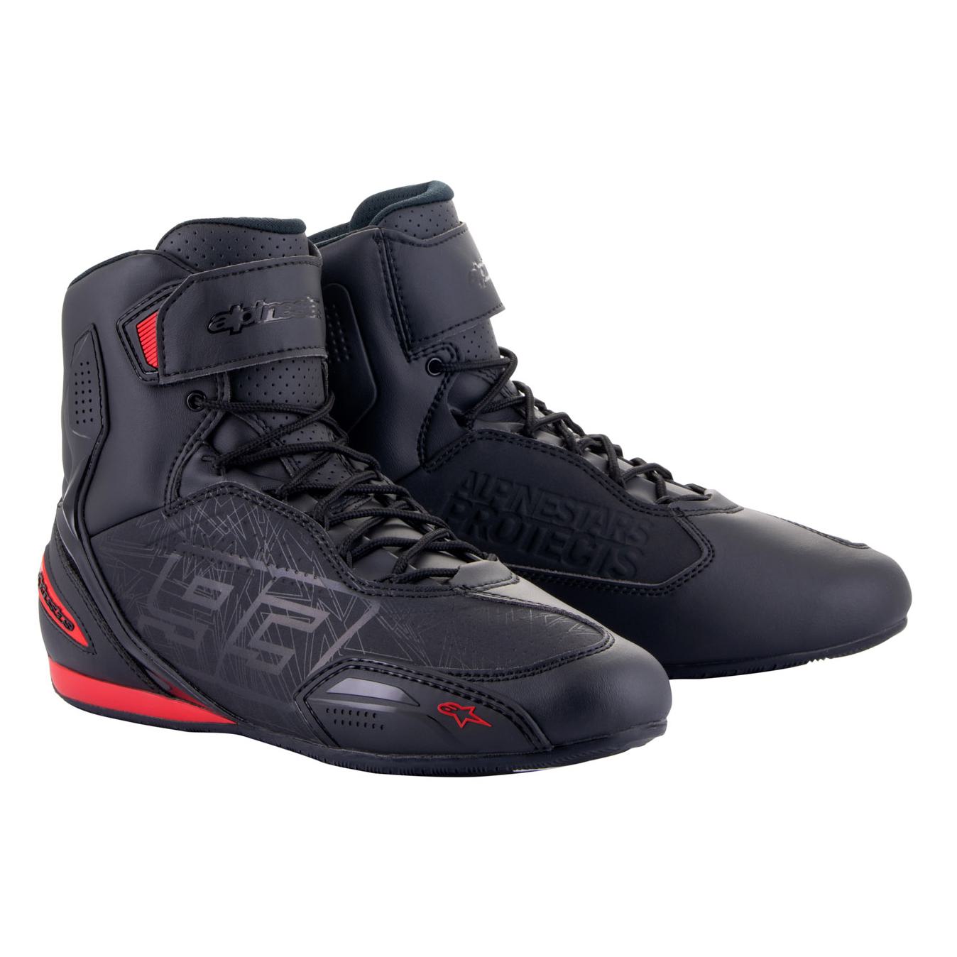 【送料無料】 アルパインスターズ AUSTIN RIDING SHOE [1303 BLACK BRIGHT RED] シューズ