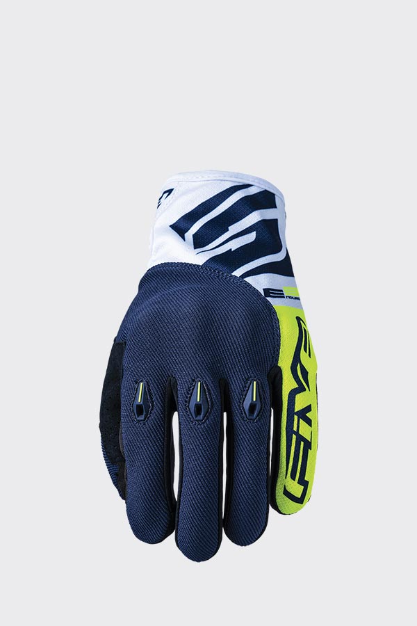  FIVE Advanced Gloves（ファイブ） E3 EVOグローブ/FLUO YELLOW BLUE