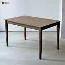 ダイニングテーブル W1200 120cm 2〜4名用 ナチュラル ウォールナット ブラウン ラバーウッド 木製 MTS-060
