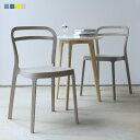 スタッキングチェア ステープル 2脚セット チェア 完成品 PP製 スタッキングチェア Staple chair YE BE GY BL MTS-143