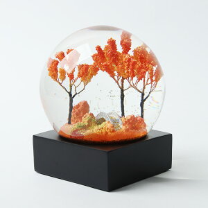 スノードーム クールスノーグローブス オータム Cool Snow Globes Autumn 紅葉 もみじ 秋 Big Trike inc. 北欧 韓国インテリア シンプル お洒落