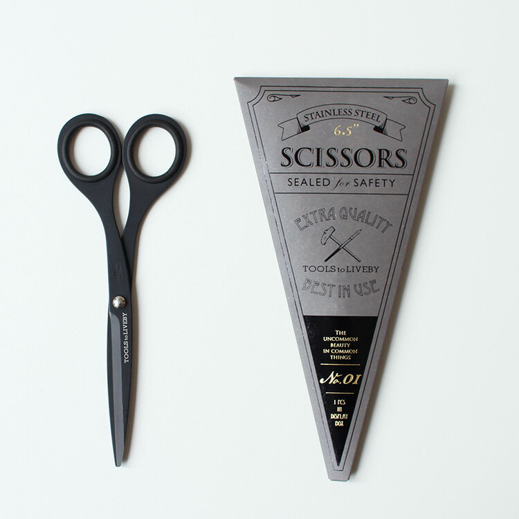 TOOLS to LIVEBY Scissors 6.5 - BLACK ツールズ トゥ リブバイ シザーズ 6.5 (ブラック) ハサミ はさみ ハイタイド HIGHTIDE l008bk