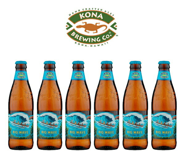 楽天MSC SELECT SHOP【ビッグウェーブ】6本セット ハワイ コナビール BIGWAVE ビールギフト KONA BEER 父の日ギフト 誕生日プレゼント 熨斗・ギフトシール無料対応 強化梱包 BEER EARTH GIFT BOX