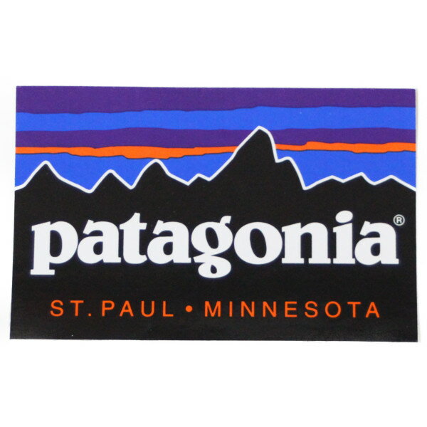 パタゴニア ステッカー セント ポール ミネソタ PATAGONIA ST.PAUL MINNESOTA ご当地 アメリカ USA 州 STICKER フィッツロイ シール