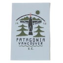 パタゴニア ステッカー バンクーバー カナダ スペシャル PATAGONIA VANCOUVER CANADA SPECIAL ご当地 鳥 B.C. 州 STICKER シール 新品