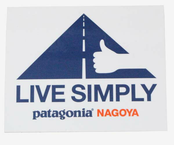 【マニア・コレクター】パタゴニア ステッカー リブシンプリー 名古屋 ジャパン スペシャル A PATAGONIA NAGOYA JAPAN LIVE SYMPLY シール 日本 店舗限定 非売品