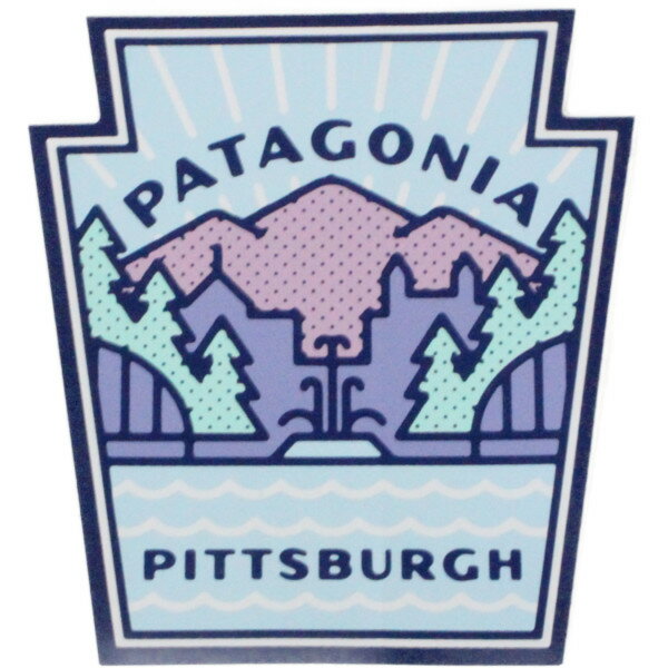 【期間限定ポイント10倍】訳有 パタゴニア ステッカー ピッツバーグ スペシャル A PATAGONIA PITTSBURGH PA ペンシルベニア シール 海外 アメリカ 店舗限定 非売品