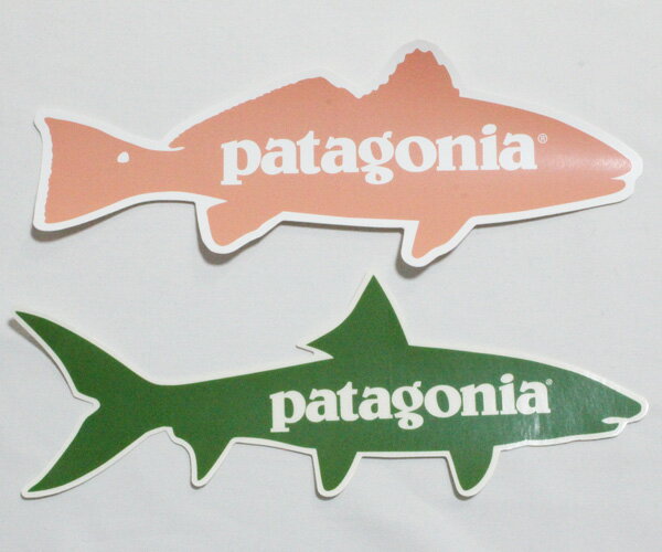 パタゴニア ステッカー ボーンフィッシュ レッドフィッシュ 2種セット PATAGONIA FLY 魚 フライフィッシング 釣 SET シール デカール 新品