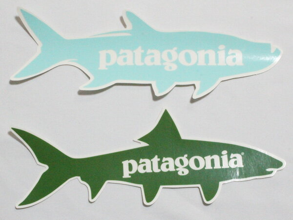 パタゴニア ステッカー ターポン ボーンフィッシュ 2種セットPATAGONIA set シール 魚 フィッシュ デカール 釣り FLY フライ カスタム デコ