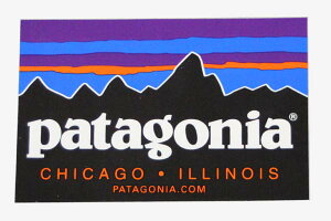 【期間限定ポイント10倍】訳有 パタゴニア ステッカー シカゴ イリノイ PATAGONIA CHICAGO ILLINOIS ご当地 アメリカ USA 州 STICKER フィッツロイ シール 海外 新品