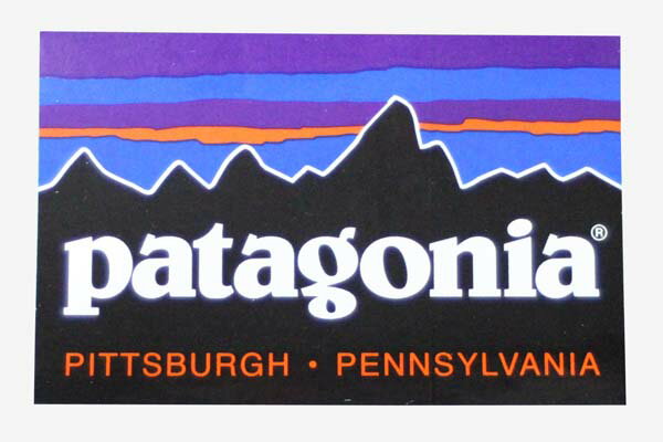 【期間限定ポイント10倍】訳有 パタゴニア ステッカー ピッツバーグ ペンシルベニア PATAGONIA Pittsburgh ご当地 アメリカ USA ショップ フィッツロイ シール 海外