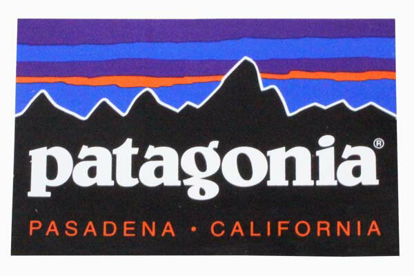 訳あり パタゴニア ステッカー パサデナ カリフォルニア フィッツロイ PATAGONIA PASADENA CA シール アメリカ 店舗限定 USA 海外 カスタム