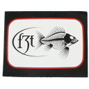 訳あり f3t フライフィッシングフィルムツアー ステッカー 黒 THE FLY FISHING FILM TOUR フィッシュボーン 骨 シール ネコポス