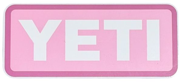 【期間限定ポイント10倍】訳有 イエティ ロゴ ステッカー ピンク YETI LOGO STICKE...