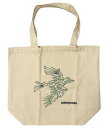 パタゴニア　マザーズバッグ 訳有 パタゴニア キャンバス バッグ PATAGONIA CANVAS BAG TOTE 鳥 クライミング ギア カラビナ ピトン ピッケル ショップ エコ トート