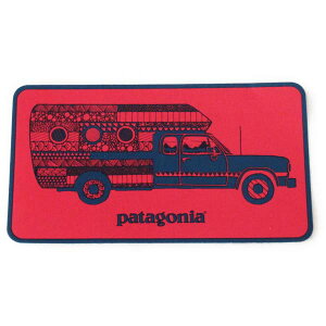 パタゴニア ウォーン ウェア トラック デリア キャンペーン ステッカー 赤 PATAGONIA Worn Wear STICKER 非売品 車 シール デカール メール便 同梱可 即納