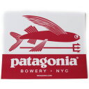 【期間限定ポイント3倍】パタゴニア バワリー ニューヨーク トライデントフィッシュ ステッカー PATAGONIA BOWERY NYC STICKER 新品 飛魚 ご当地 アメリカ USA NEW YORK シール 正規品 即納