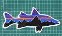 【期間限定ポイント3倍】訳有 パタゴニア ステッカー 3種セット PATAGONIA FISH STICKERS SET フィッツロイ ターポン スヌーク マスキー フィッシュ 魚 シール 新品 3