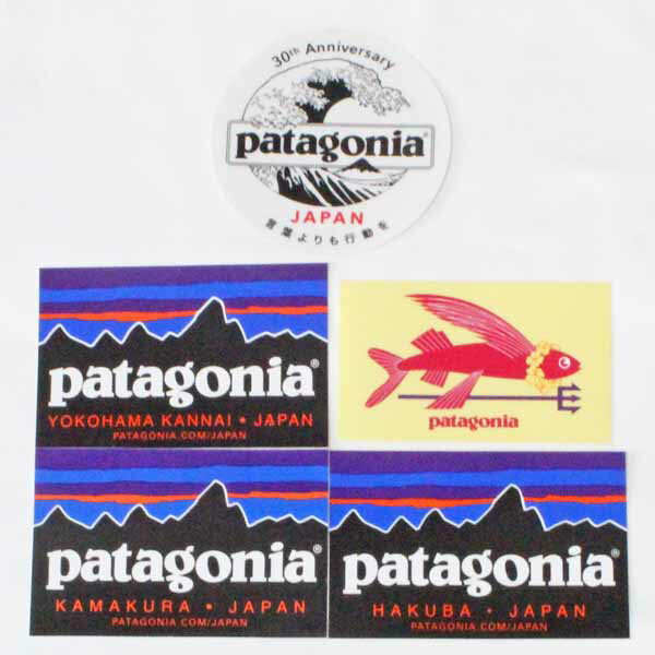 訳有 パタゴニア ステッカー 5種セット PATAGONIA