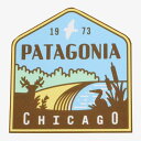 【マニア・コレクター】訳有 パタゴニア ステッカー シカゴ イリノイ スペシャル PATAGONIA CHICAGO ILLINOIS ご当地 アメリカ USA 州 STICKER シール 海外 新品(4)