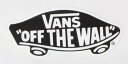 【期間限定ポイント3倍】訳有 バンズ オフザウォール ステッカー VANS STICKER ロゴ SK8 シール デカール チューン デッキ スケボー デコ カスタム ネコポス