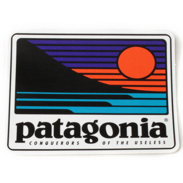 樂天商城 - パタゴニア アップアンドアウト ステッカー PATAGONIA UP&OUT STICKER スクエア 180 サウス 太陽 シール デカール コレクション デコ 新品