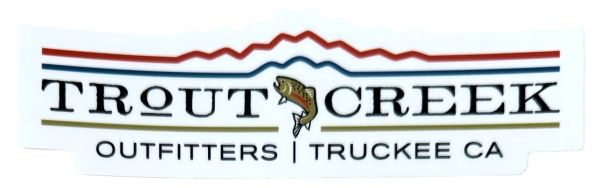 アメリカ フライショップ トラウト クリーク アウトフィッターズ ステッカー TROUT CREEK OUTFITTERS STICKER トラッキー シール 釣 魚 FLY