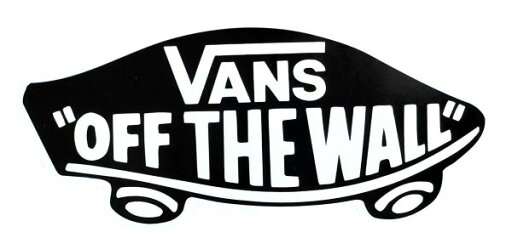 バンズ ロゴ ステッカー 大 VANS OF THE WALL LOGO STICKER 黒 白 SK8 シール デカール アウトドア チューン デッキ スケボー カスタム バンズ ロゴ ステッカー 大 VANS OF THE WALL LOGO STICKER 黒 白 SK8 シール デカール アウトドア チューン デッキ スケボー カスタム