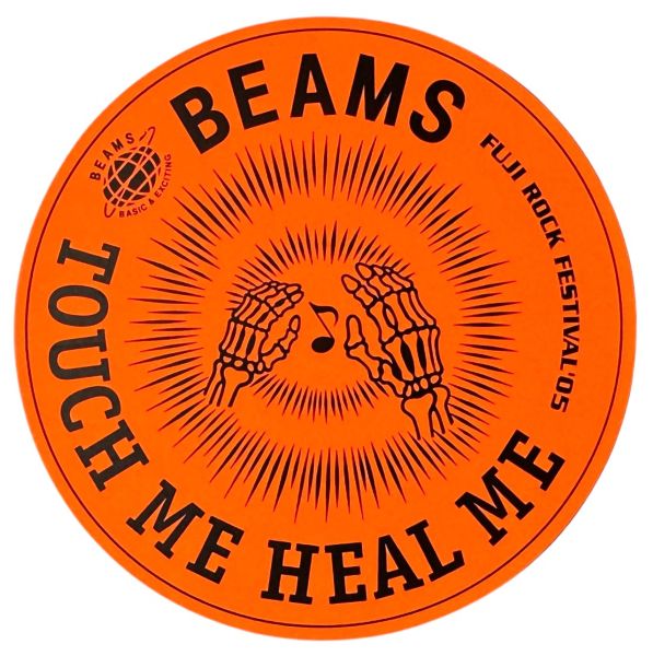 【期間限定ポイント10倍】ビームス オフィシャル × フジロック 2005 ステッカー BEAMS BRAND LOGO FUJI..